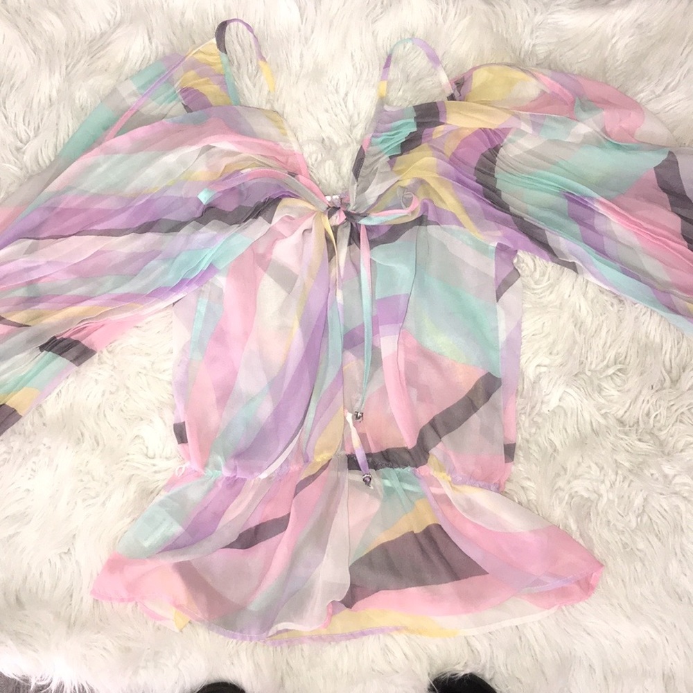 Baby Phat sheer baby doll top